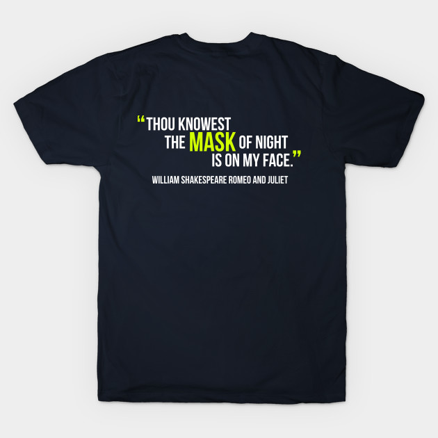 Shakespeare Quotes Mask by shippingdragons